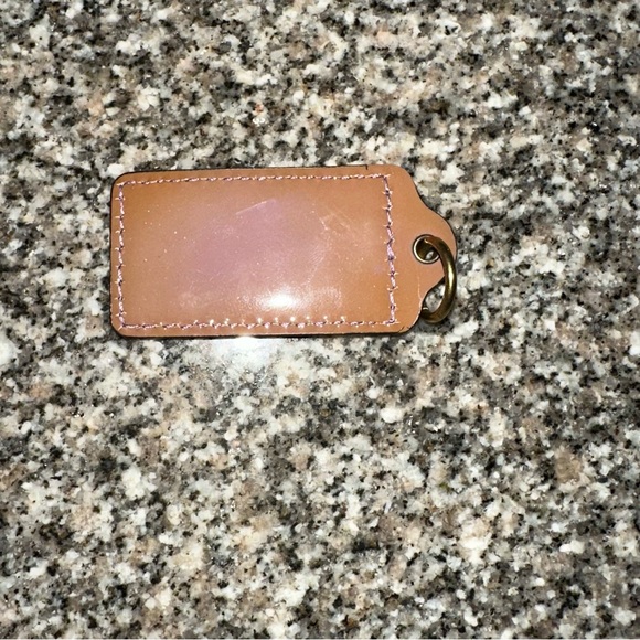 Coach tag for keychain, brown - Picture 2 of 4